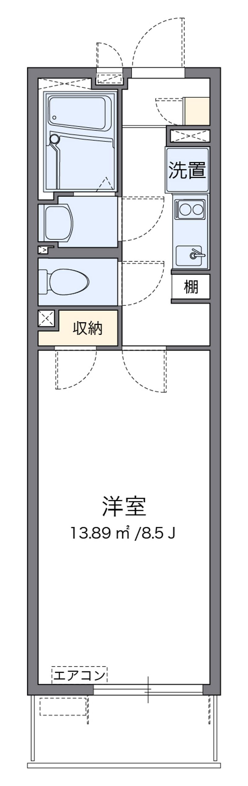 クレイノメゾン東橋本 間取図