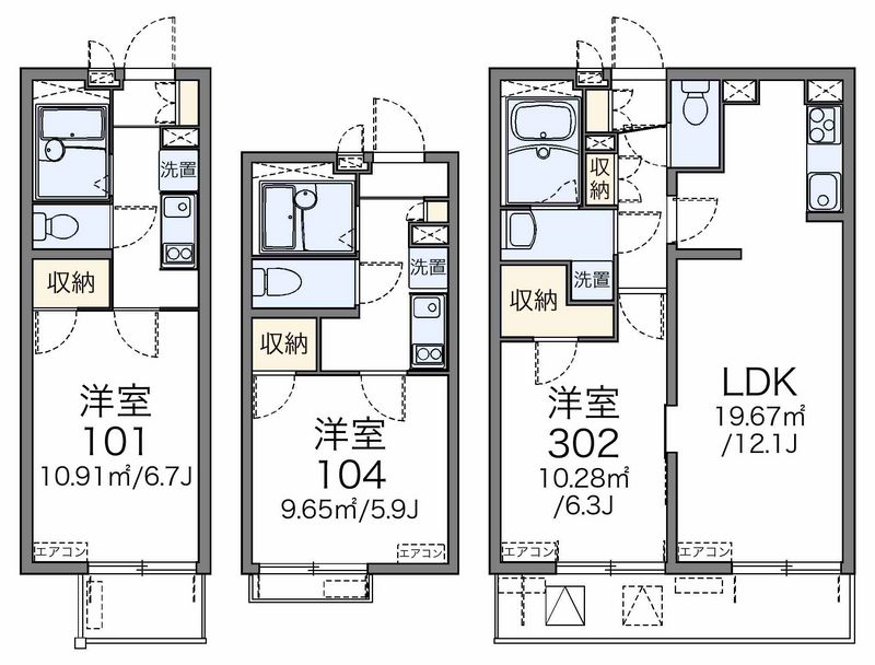 leopalace Lumiere Komaba Todai 평면도
