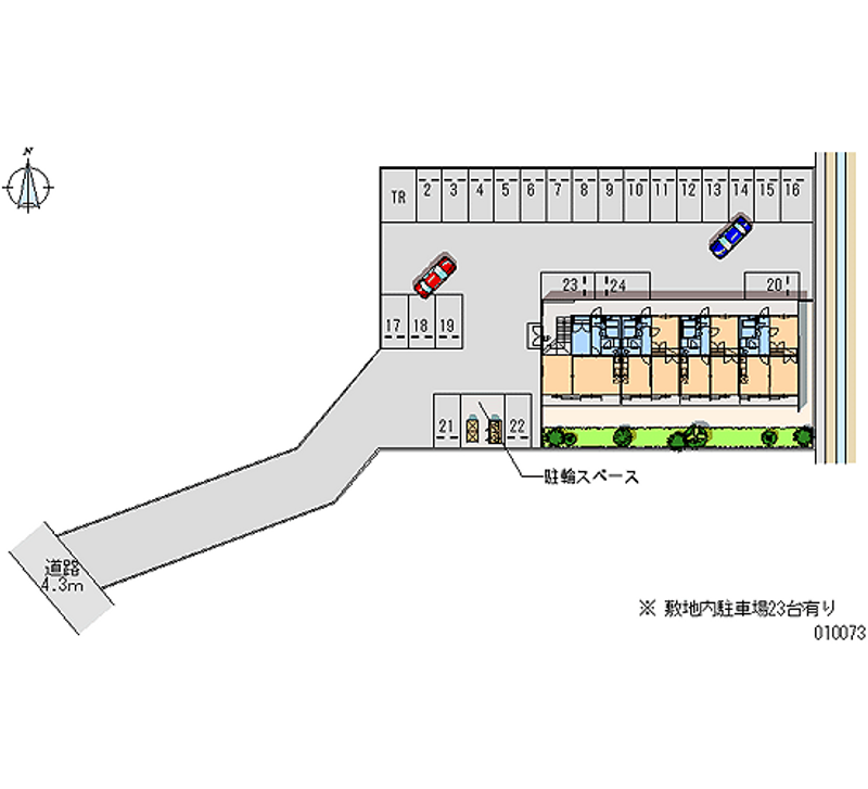 10073 Monthly parking lot