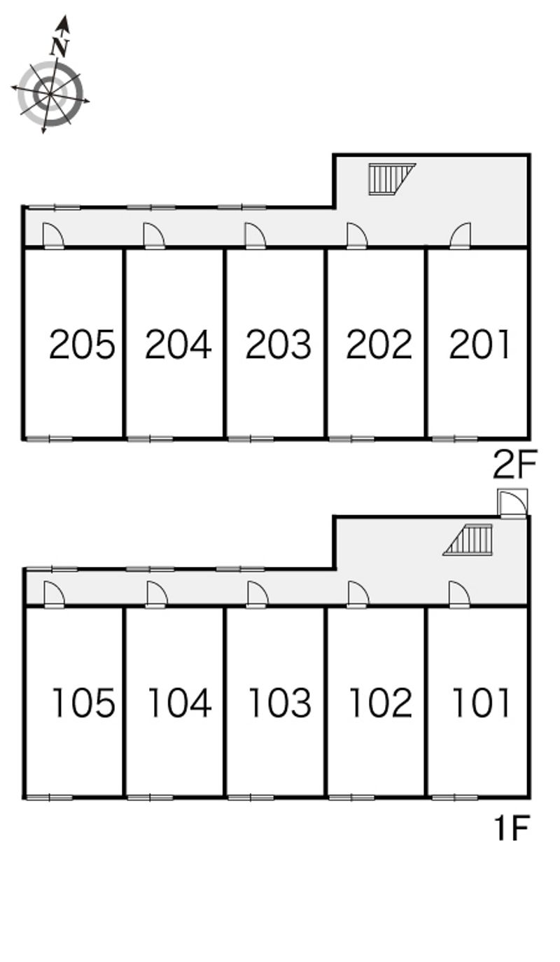 レオパレス栄 間取り配置図