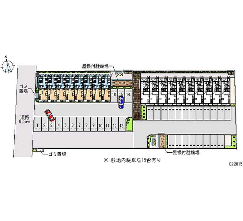 レオパレス富光 月極駐車場