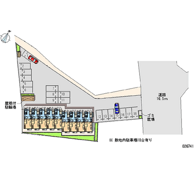 26741 Monthly parking lot