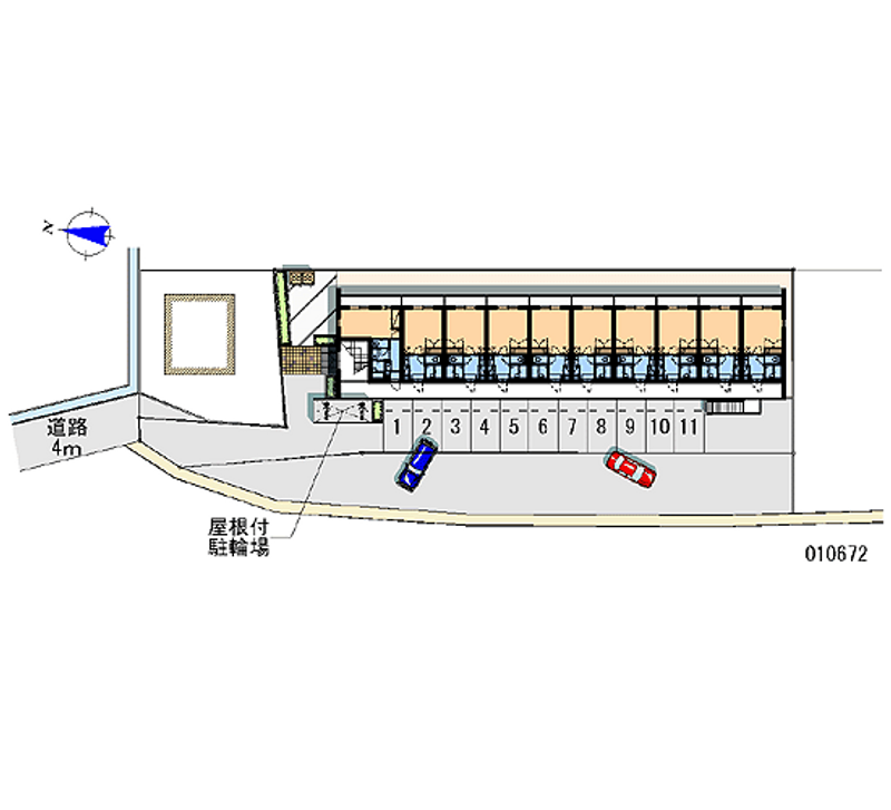 10672 Monthly parking lot