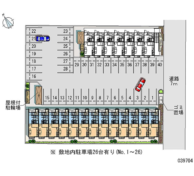 39704 Monthly parking lot