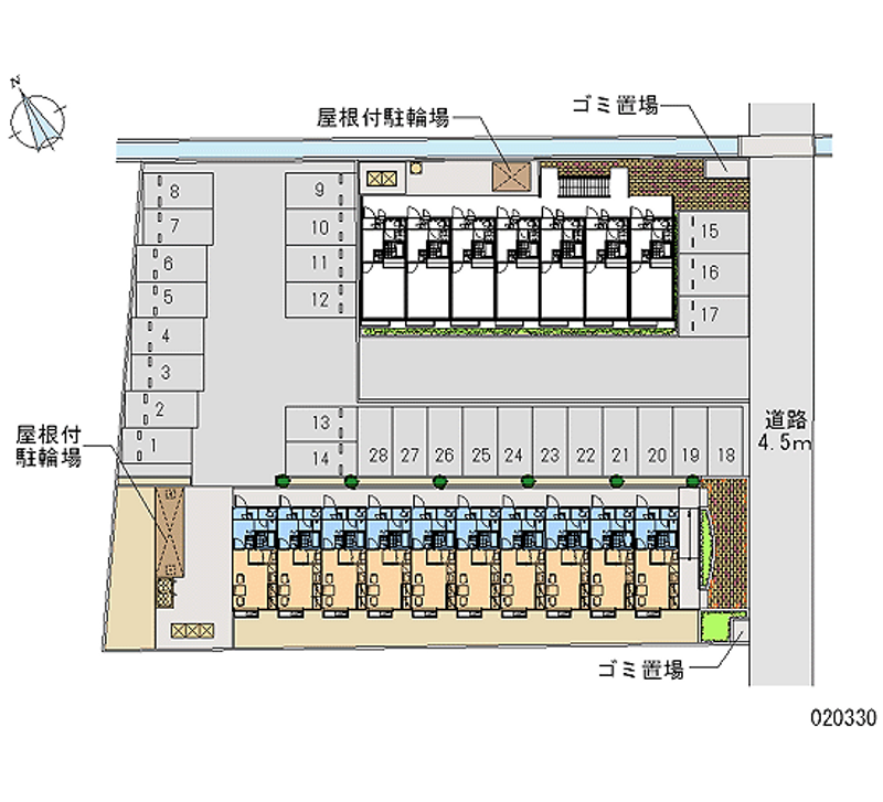 20330 Monthly parking lot