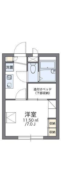 レオパレスＢＩＲＤＬＩＭＥ 間取り図