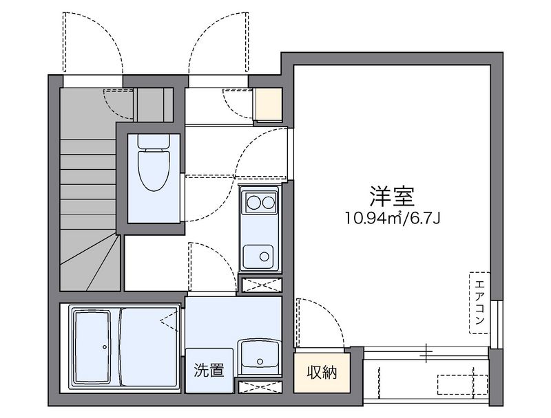 レオネクストエーリラフトリー 間取り