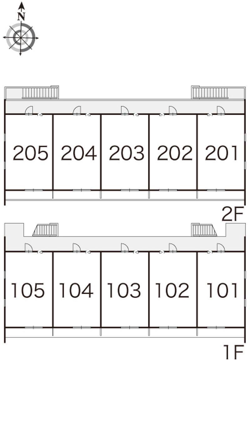 レオパレスＭＡＫＩ 間取配置図