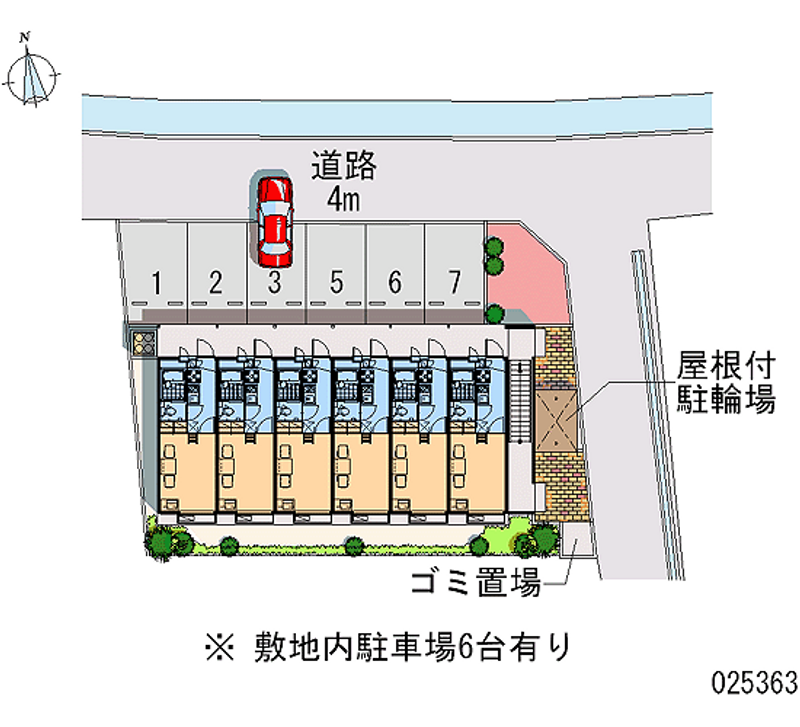 25363月租停車場