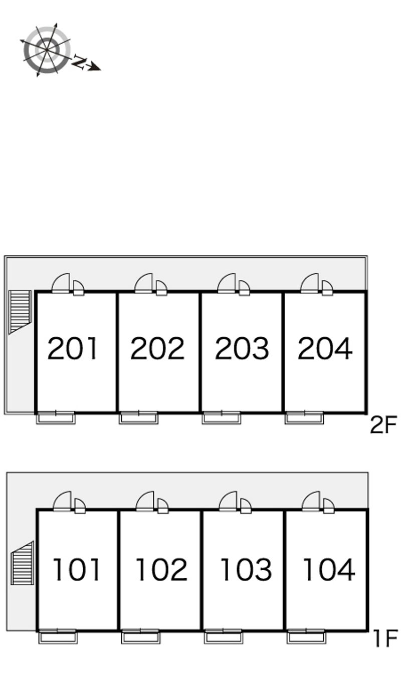 レオパレスＦｉｔⅢ 間取り配置図