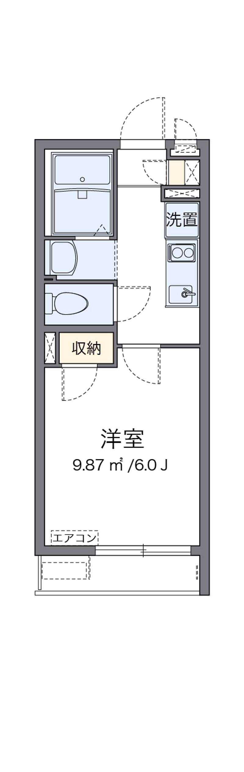 クレイノコルノ 間取図