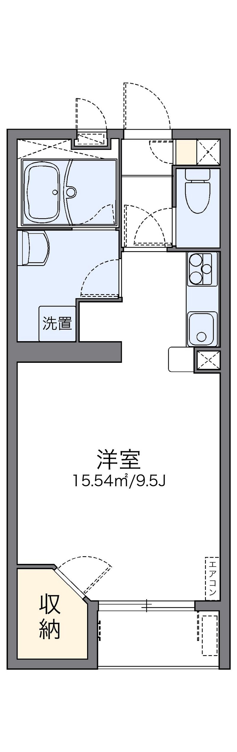 レオネクストヴィクトワールⅡ 間取図