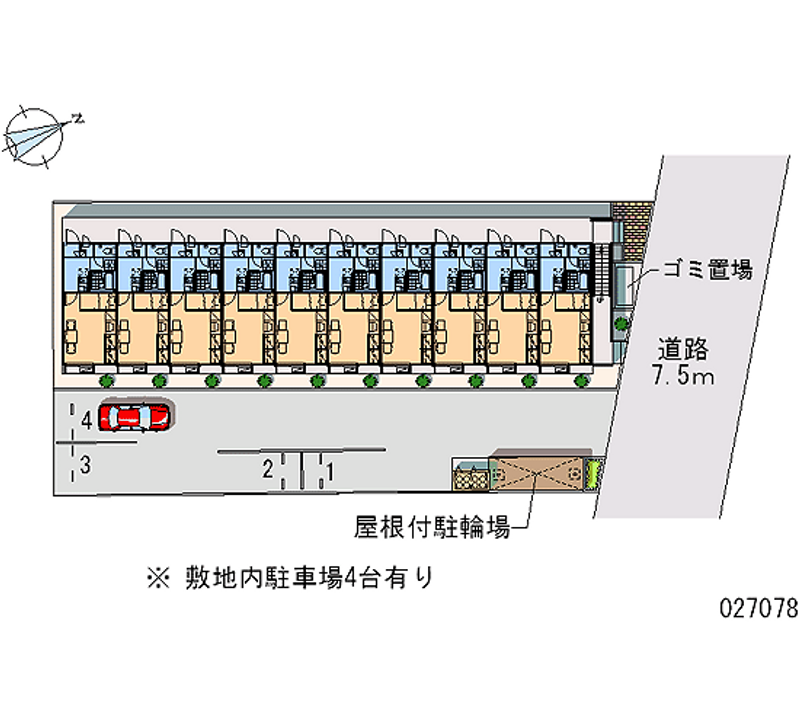 27078 Monthly parking lot