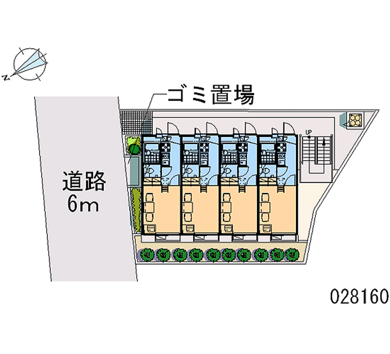 レオパレス大口台 区画図