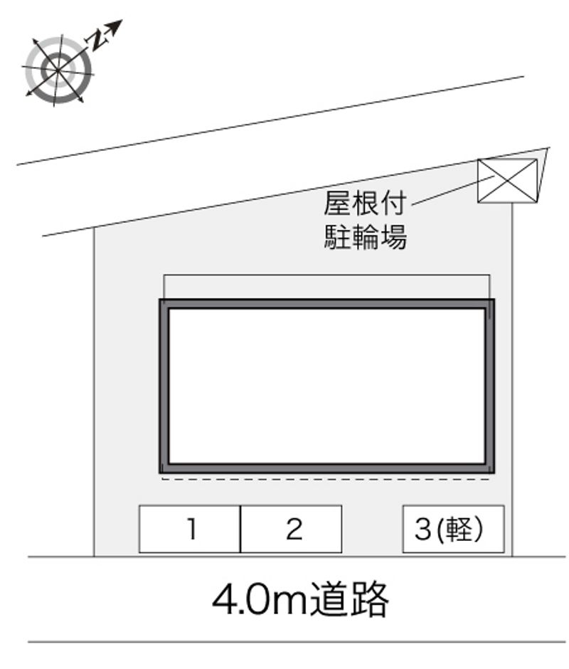 レオパレス大学病院下 配置図