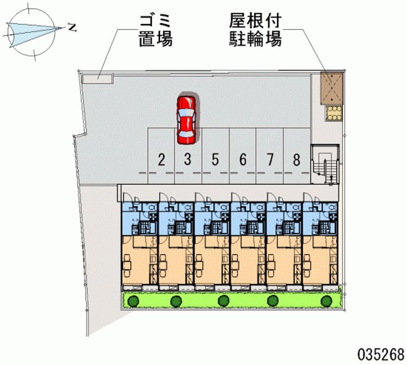 レオパレス新家 月極駐車場