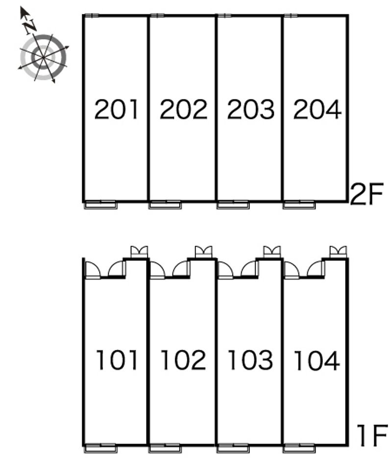 レオパレスＡＳＴＹⅢ 間取配置図