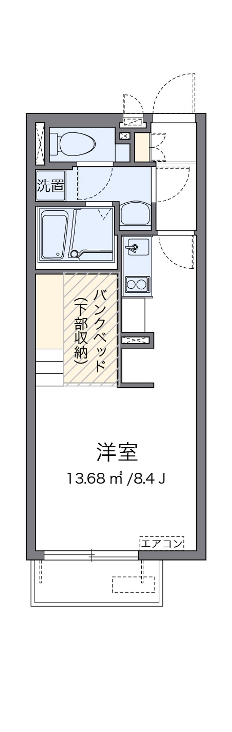 ミランダＮｅｘｔ　ＳｔａｇｅⅢ 間取図