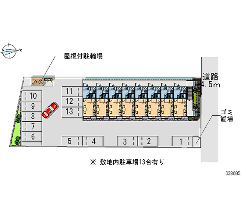 28695 bãi đậu xe hàng tháng