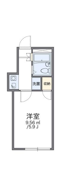 レオパレス長田 間取り図