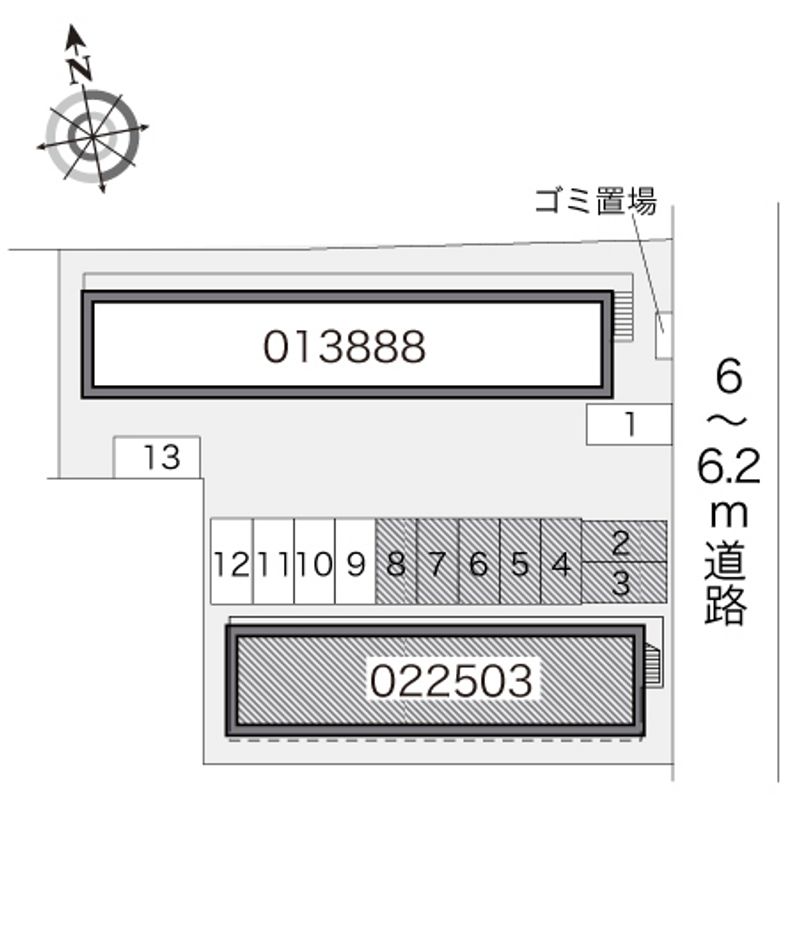 レオパレスエストント 配置図