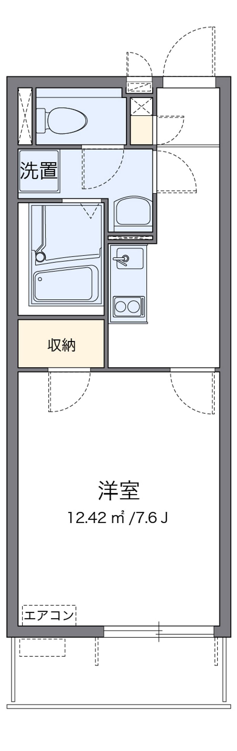 クレイノ幸成 間取図