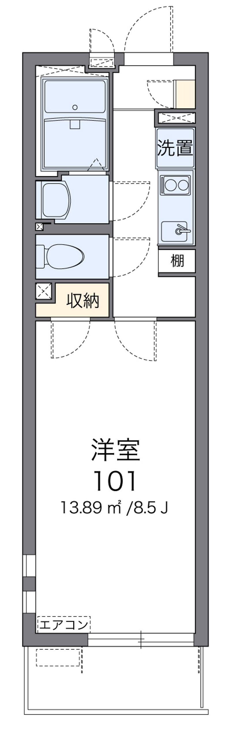 クレイノコンフォール 間取図