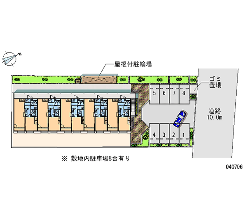 40706 Monthly parking lot