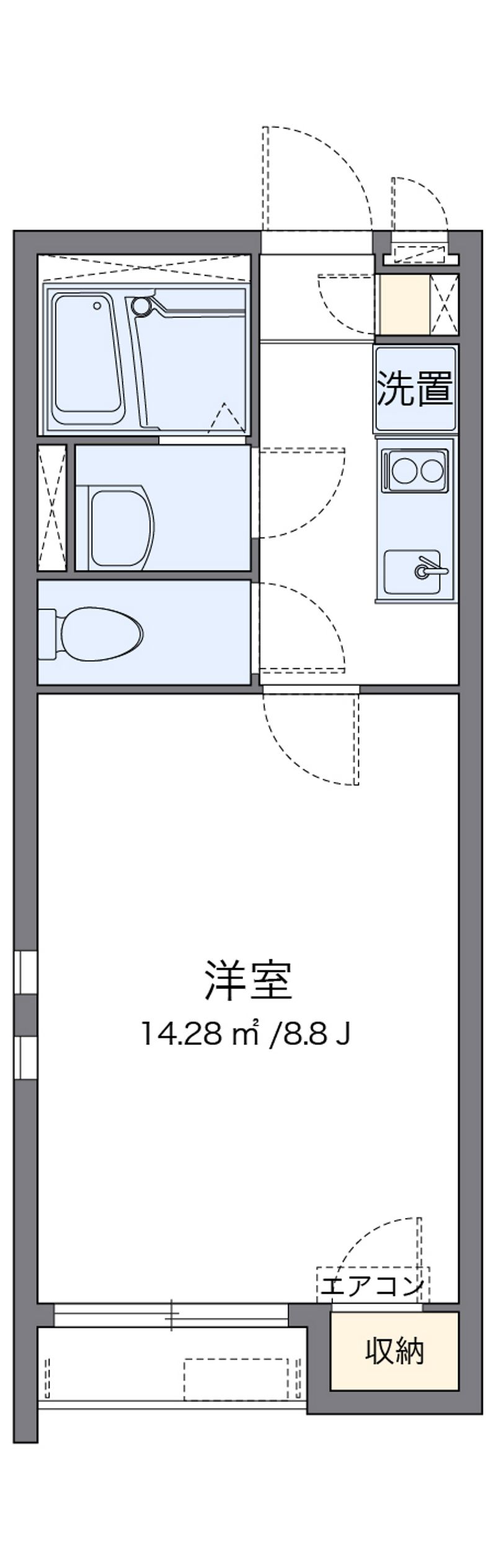 CLEINO Confortia Suehiro Floor plan