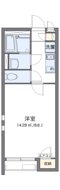 クレイノコンフォーティア末広 間取り図