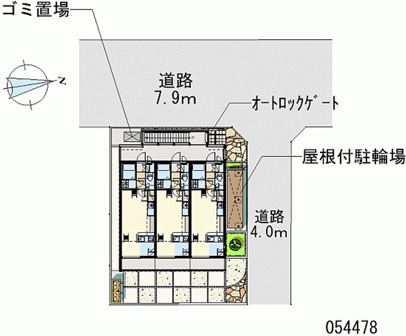 レオネクストヴィラージュ榴岡 区画図