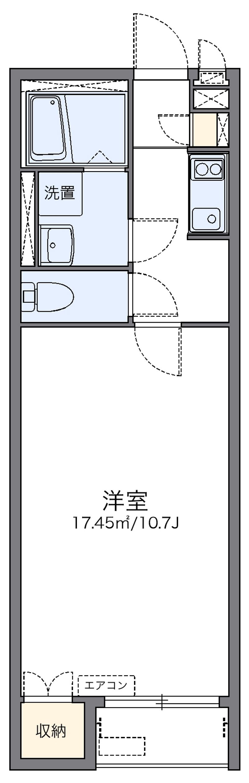 レオネクストヴァンフルール 間取図