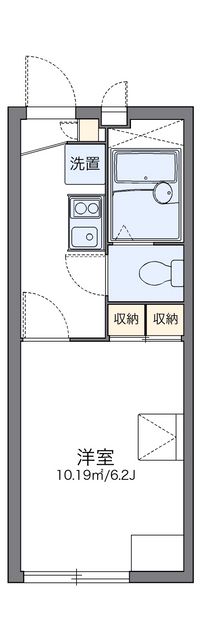 レオパレスパークサイド南熊本Ⅱ 間取り図