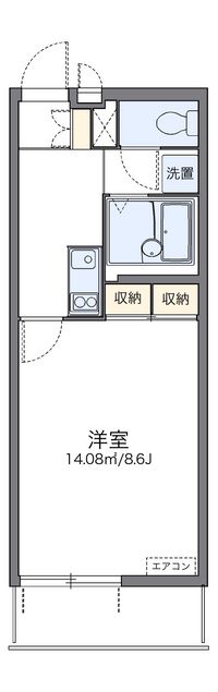 レオネクストＬＵＣＥ高松 間取り図