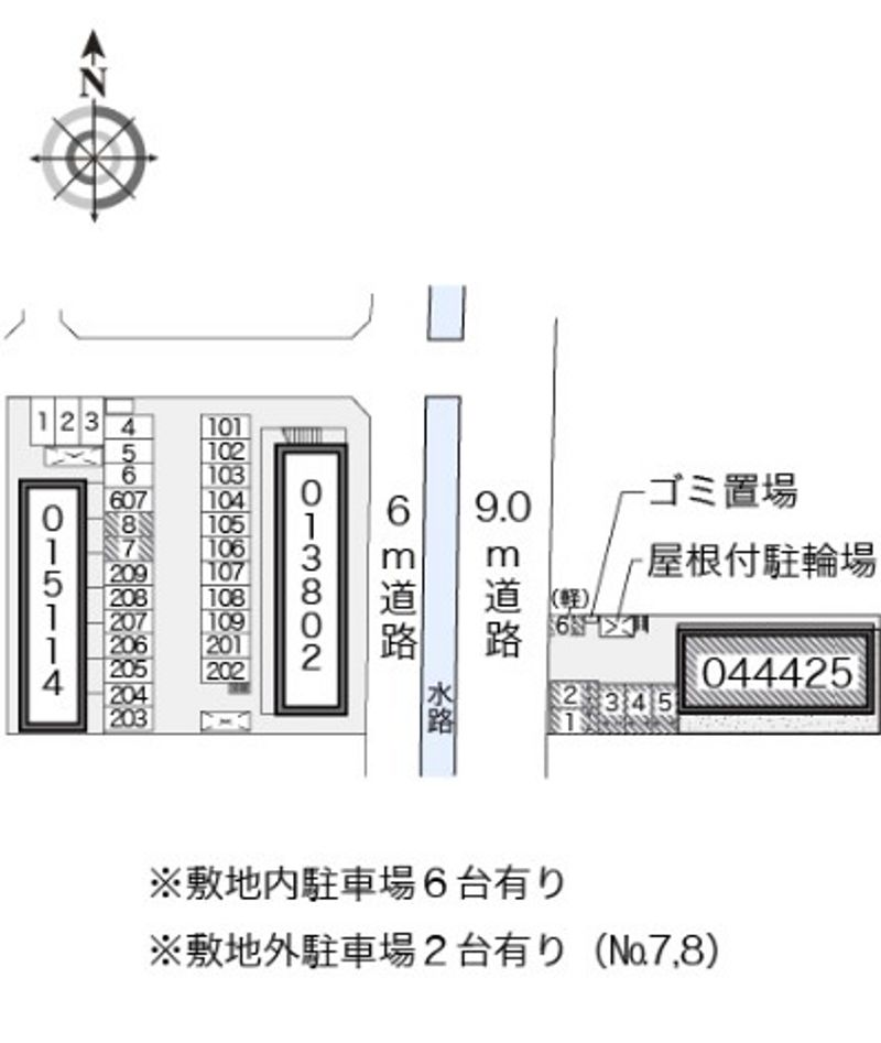 レオネクストメルベーユ野田 駐車場