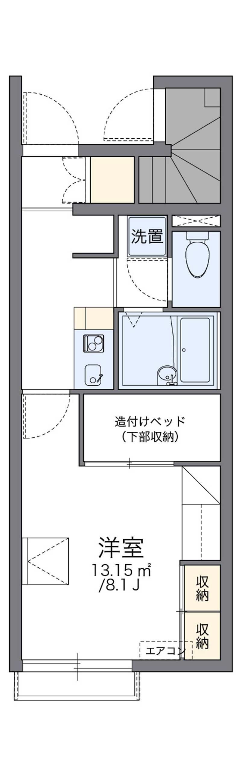 レオパレスパストラル 間取り