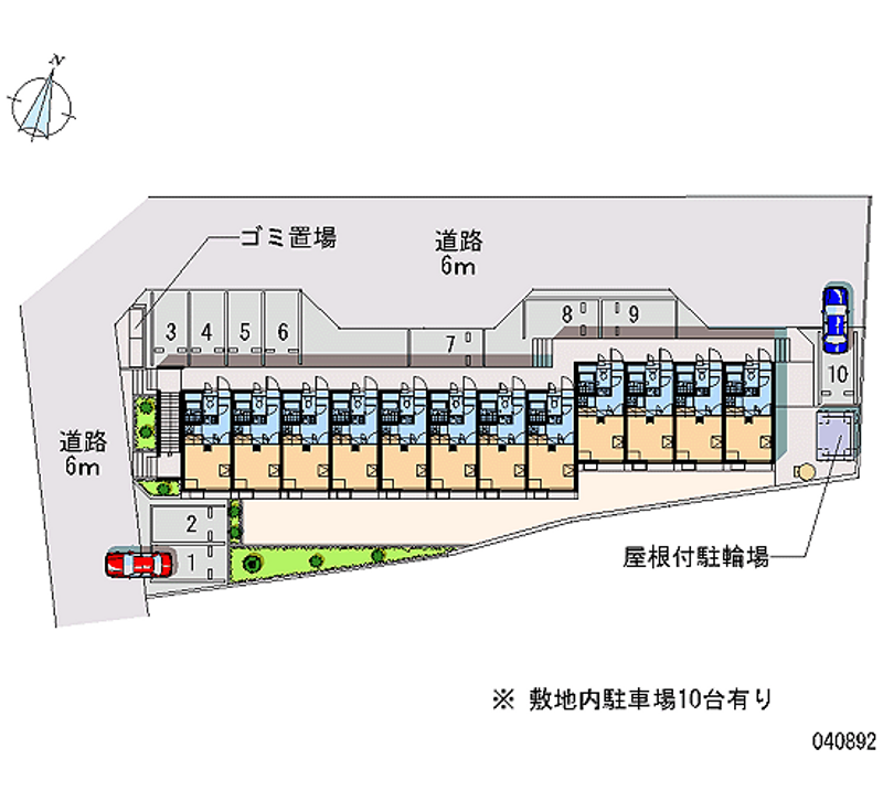 40892 Monthly parking lot