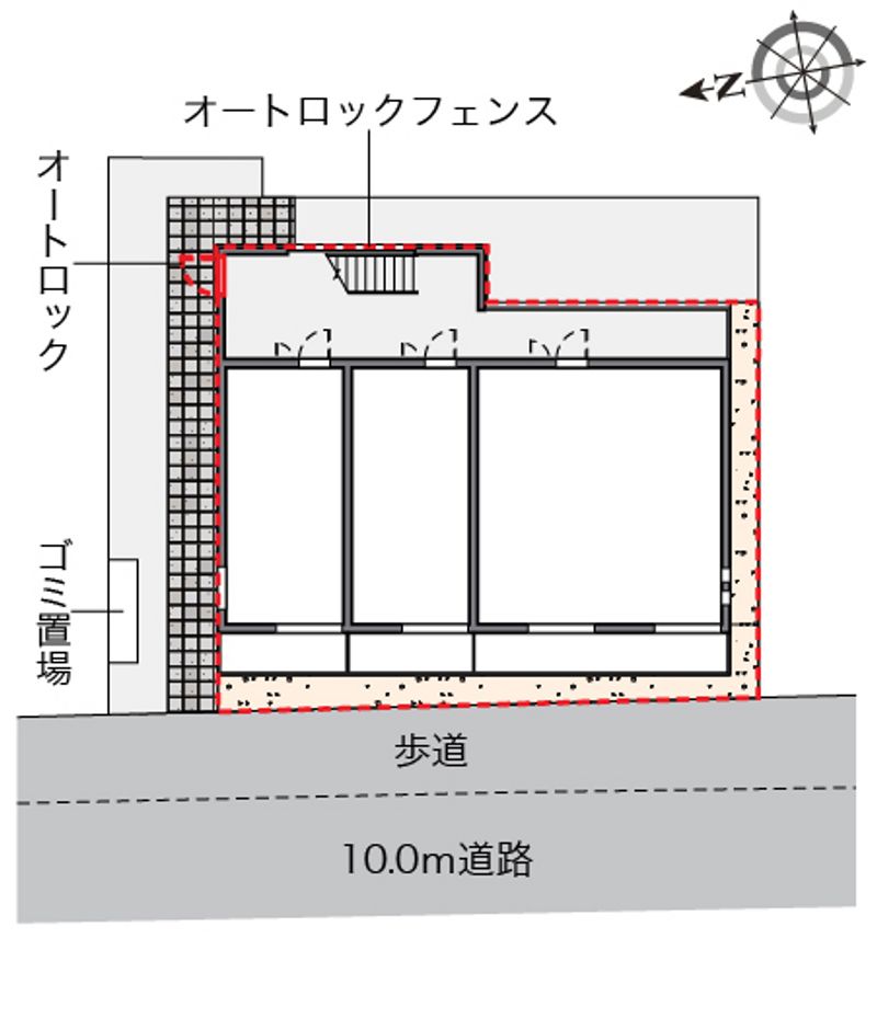 クレイノ南品川ハイツⅢ 配置図