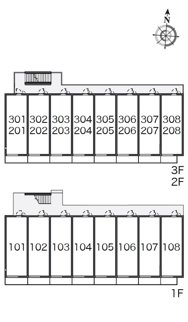 レオネクストユーカリ 間取配置図