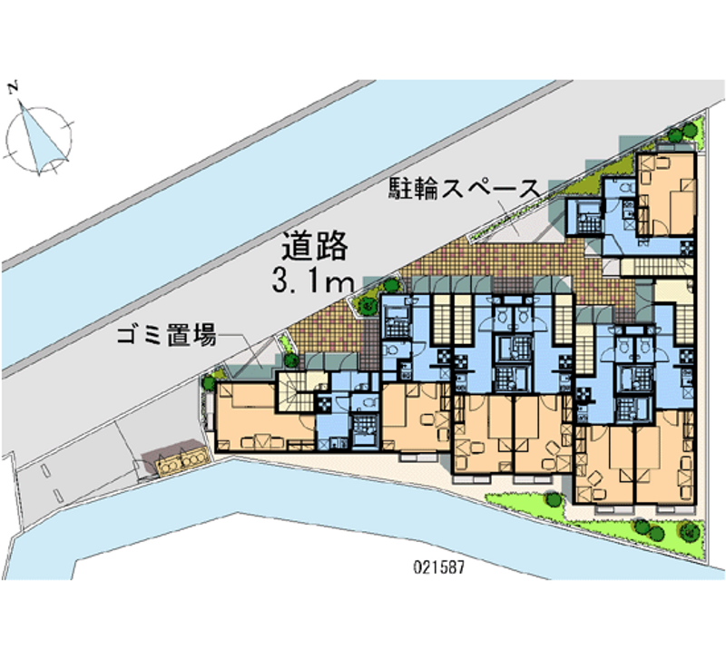 レオパレスＩＮＧ 区画図