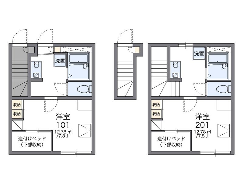 レオパレスＪｏｙ 間取図