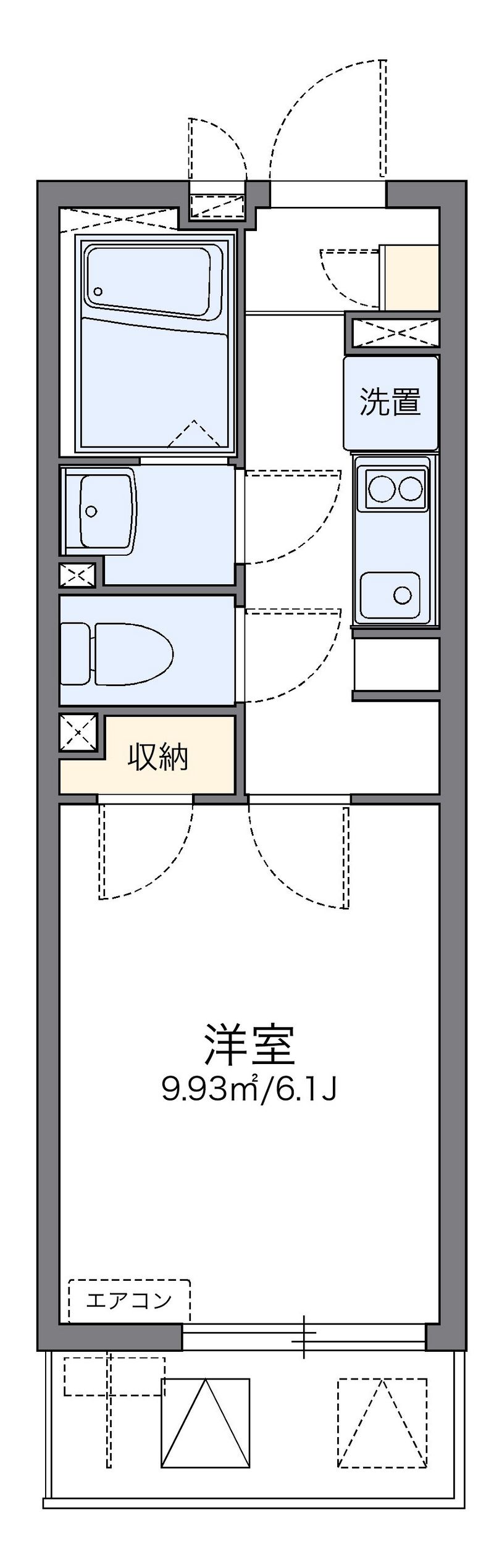 レオネクストクレール長田 間取り