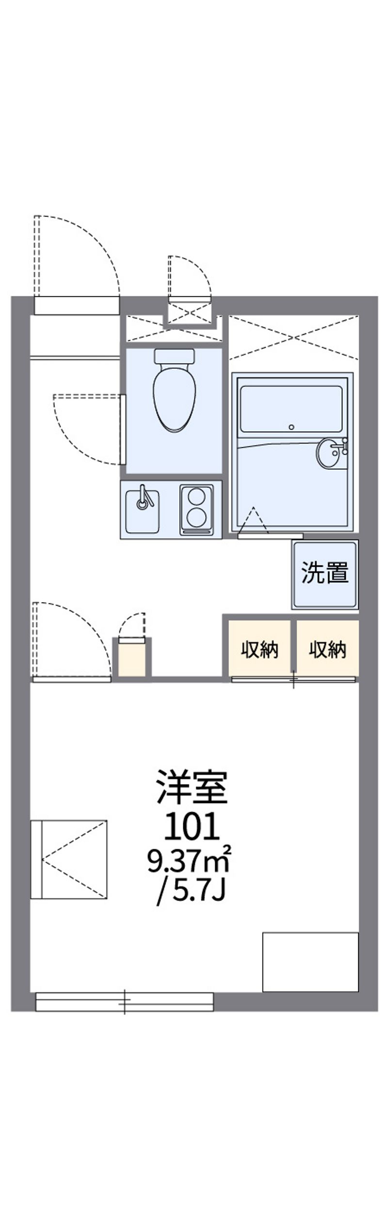 レオパレスＣｈｉｎａ 間取図