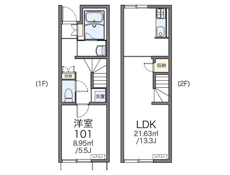 レオネクスト健在館 間取図