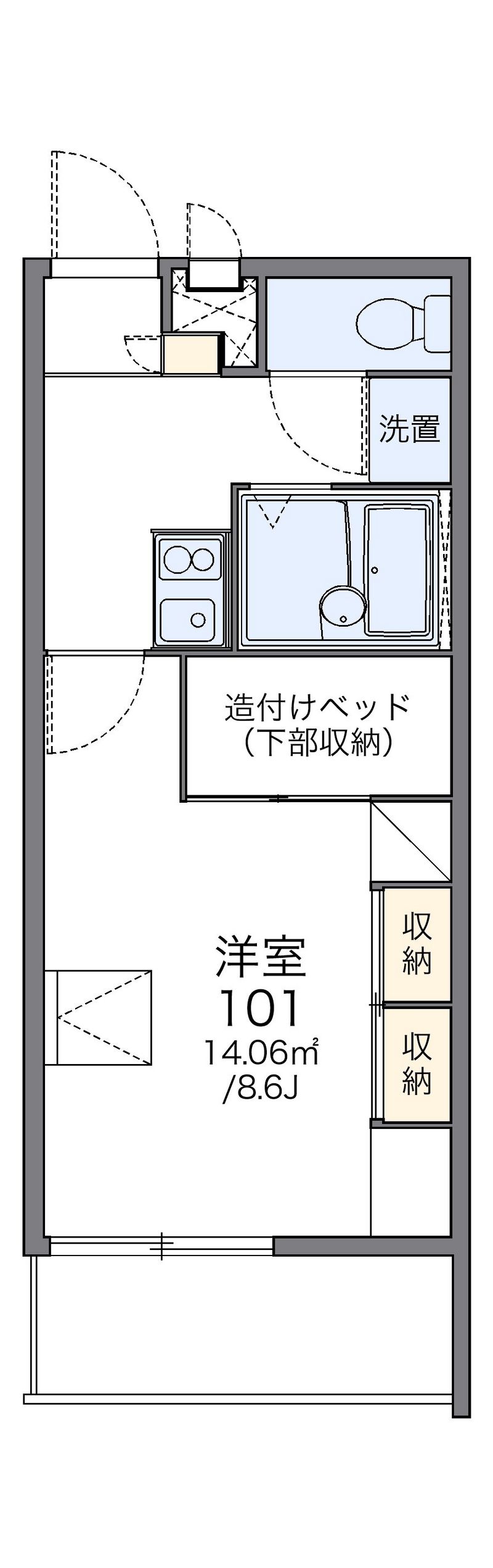 レオパレスＭ＆Ｋ 間取図