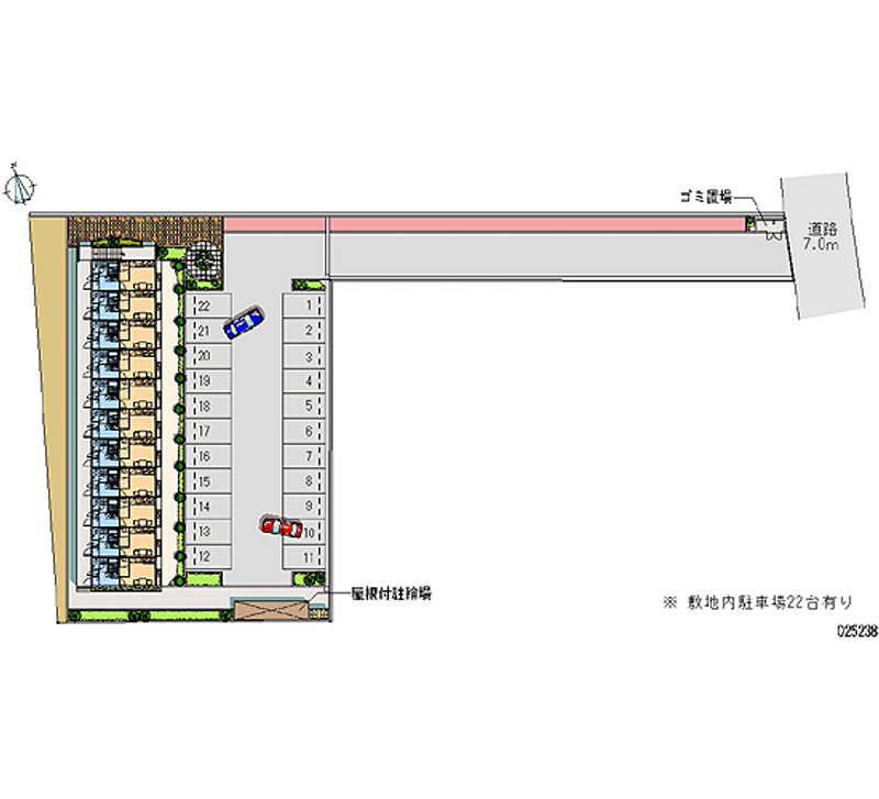 25238 bãi đậu xe hàng tháng