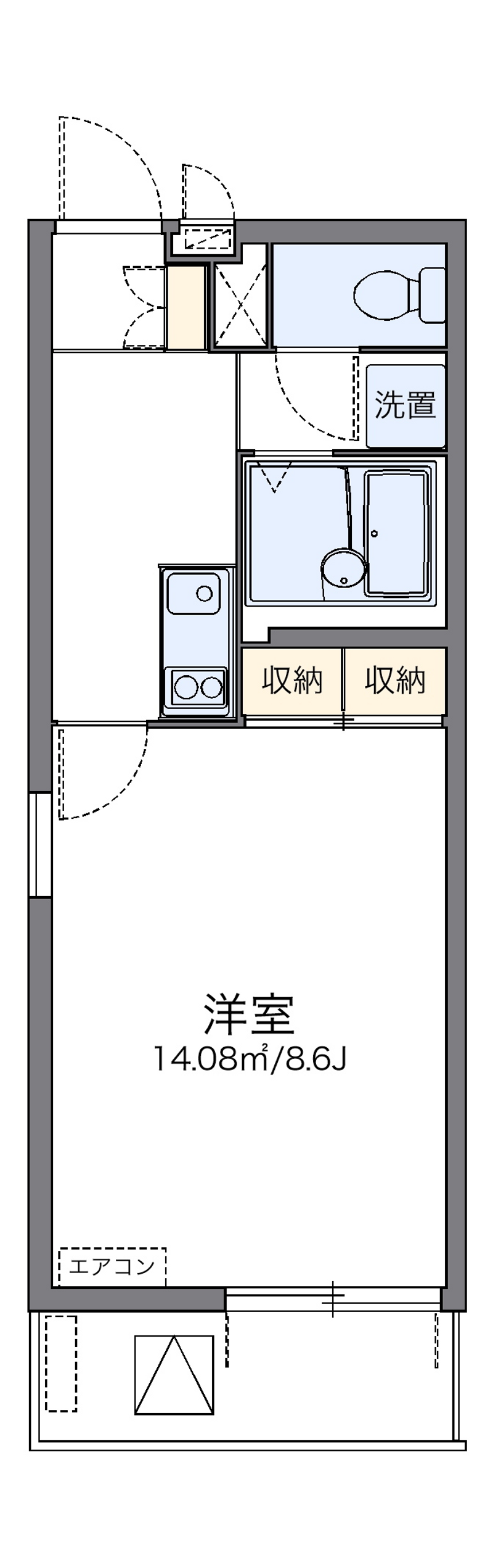 レオネクストアロマルカネハイツ 間取り