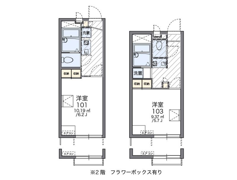 レオパレスＧｒｅｅｎ丹那 間取図