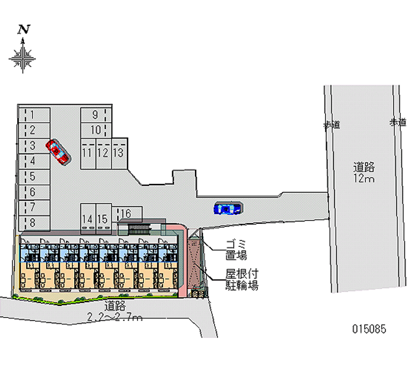 レオパレス久留米 月極駐車場