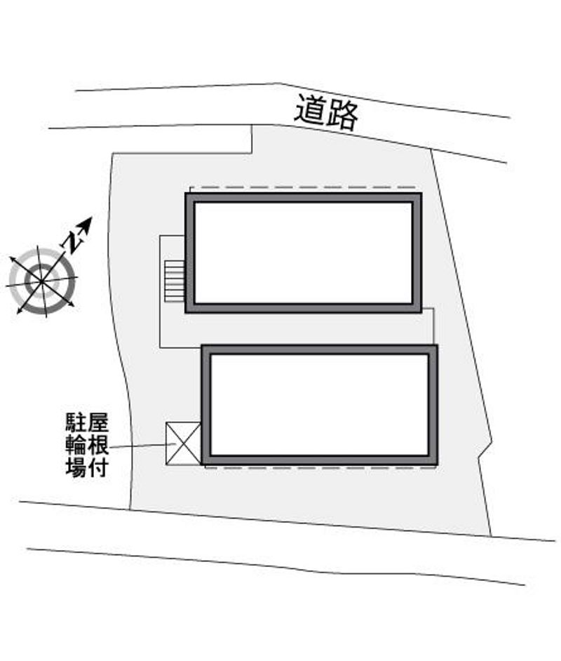 レオパレス大鳥 配置図